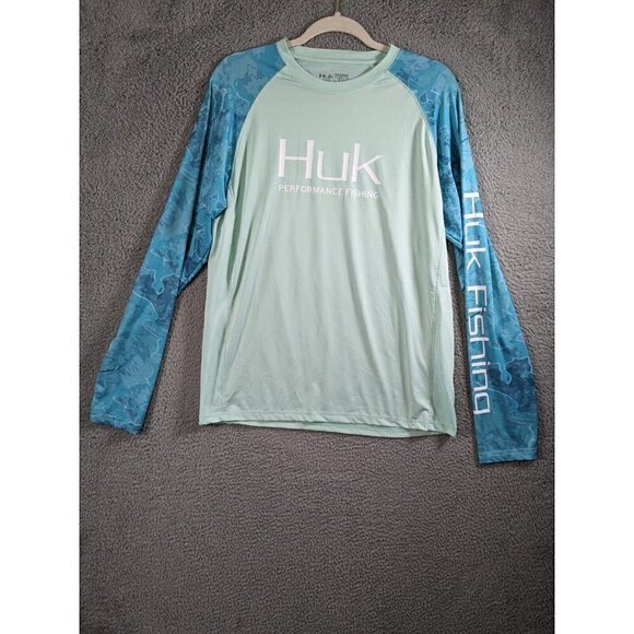 Huk Other - Huk Shirt Mens Medium Performance Fishing Long Sleeve Double Header Camo